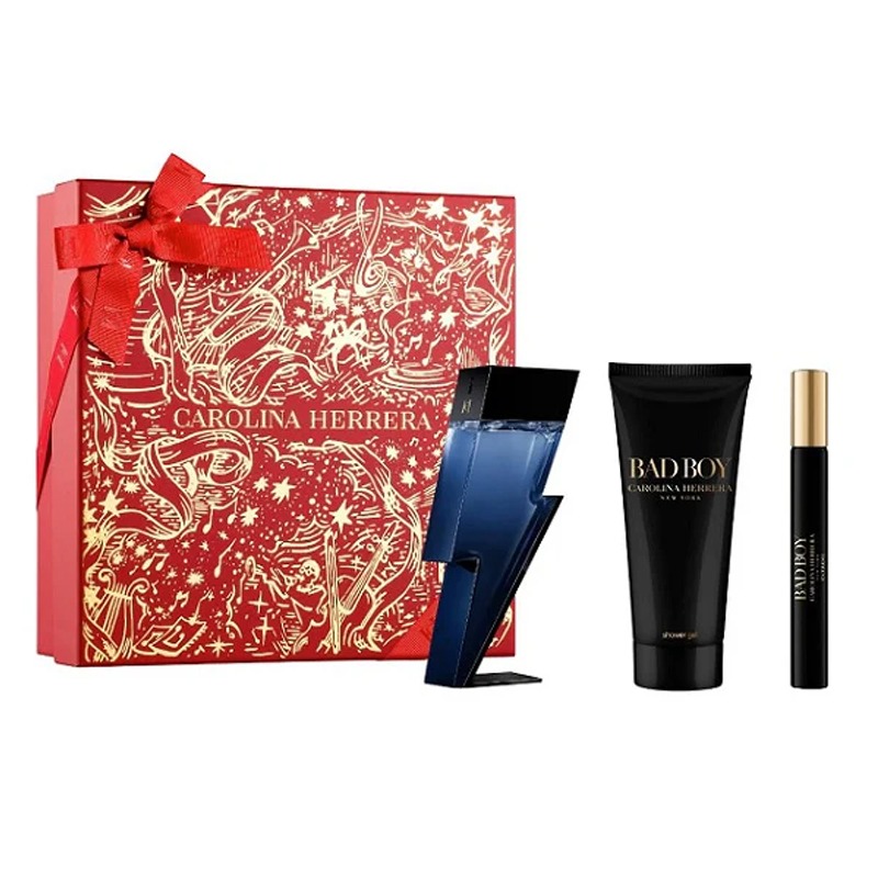 Image of Carolina Herrera Bad Boy Cobalt 100ml Eau de Parfum Set