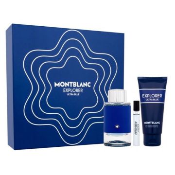 Montblanc Explorer Ultra Blue 100ml Eau de Parfum 3 Pcs Set
