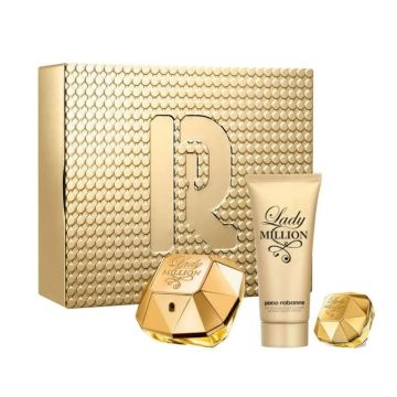 Paco Rabanne Lady Million 80ml Eau de Parfum + 2 Products Set