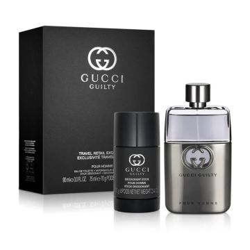 Gucci Guilty Pour Homme 90ml Eau de Toilette Travel Set