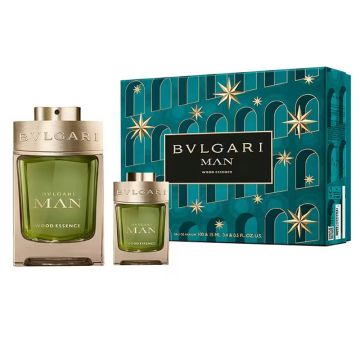 Bvlgari Man Wood Essence 100ml Eau De Parfum Gift Set