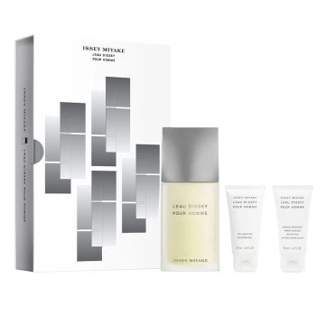 Issey Miyake L'eau D'Issey Pour Homme 125ml Eau De Toilette Set 3 Pieces