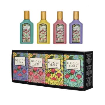 Gucci Flora Gorgeous 4 x 5ml Eau de Parfum Gift Set