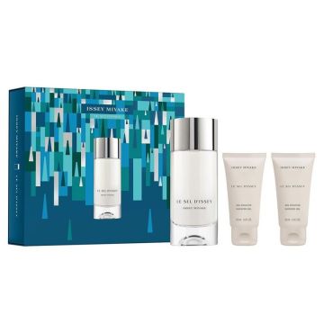 Issey Miyake Le Sel D'Issey 100ml Eau de Toilette 3 Item Gift Set