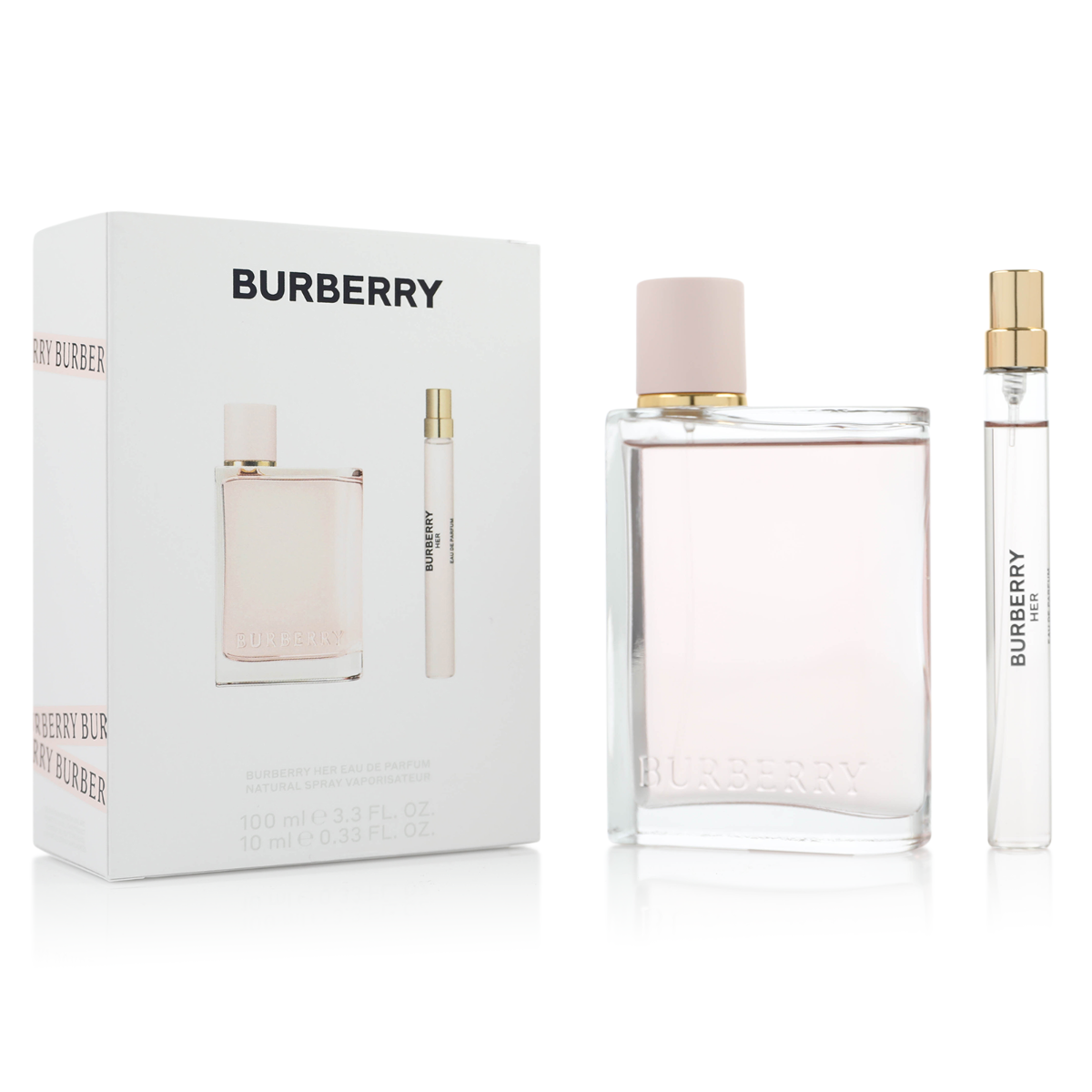 Image of Burberry Her 100ml Eau de Parfum + 10ml Set